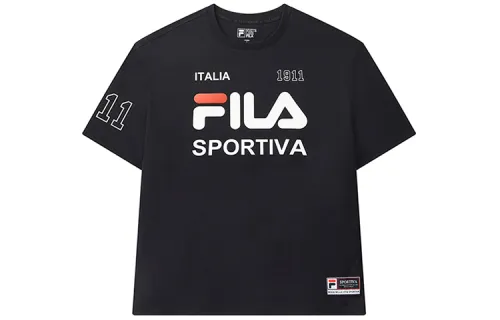 FILA T Shirts Men's Legend Blue Crew Neck Moderate