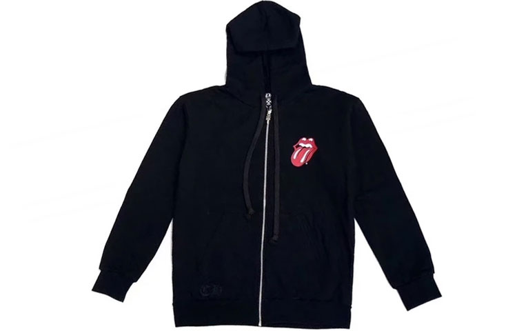 Chrome Hearts x The Rolling Stones Sweatshirt Jacket Unisex Black