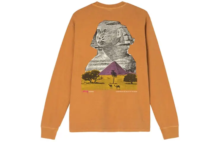 Stussy Sphinx Pigment Dyed Long Sleeve Tee