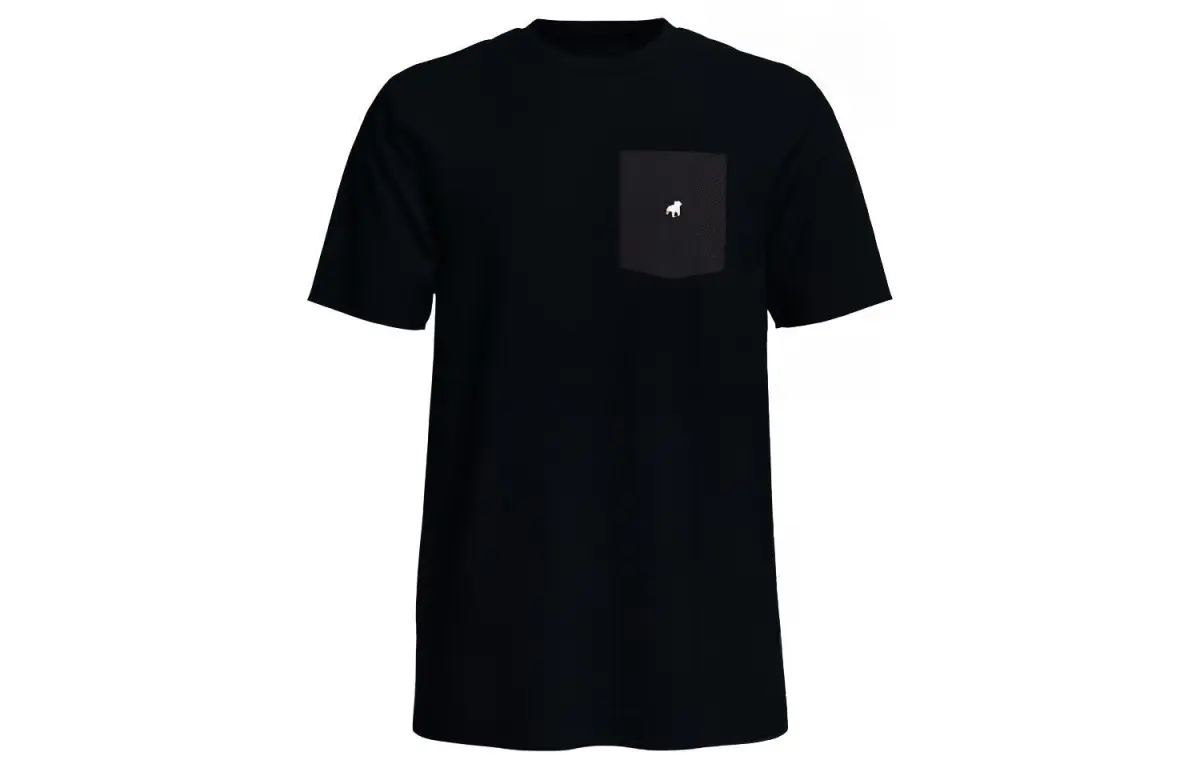 Nike T-Shirts Men's Black Crew Neck Moderate Straight Fit