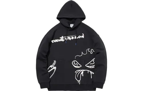 Li Ning x STRIDE Sweatshirt Men's New Standard Black