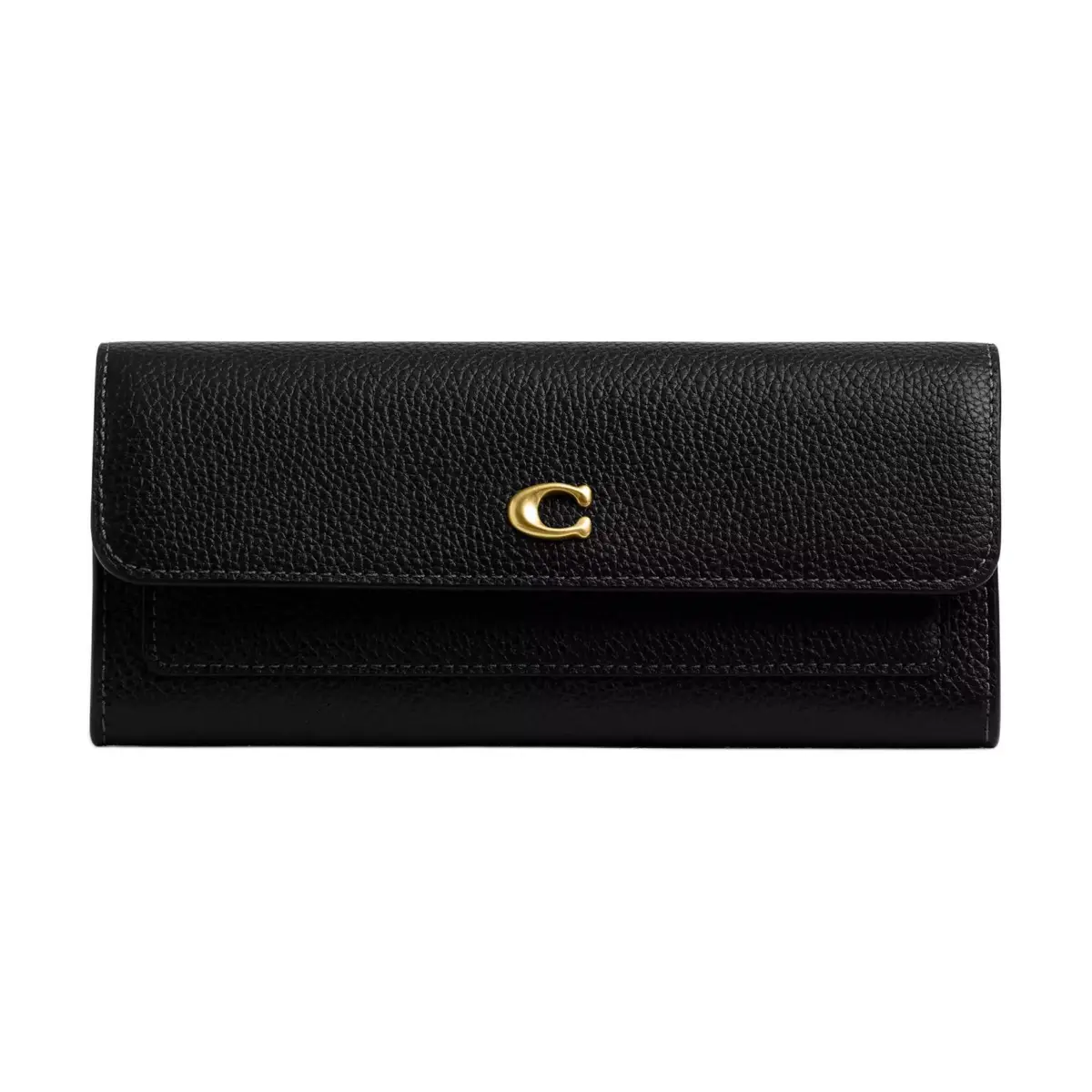 COACH Mira Leather Wallet Regular Women's Black