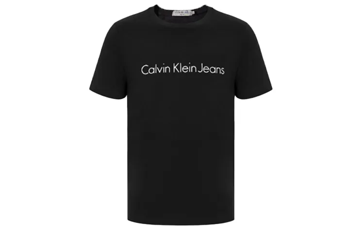 Calvin Klein T-Shirts Men's Crew Neck Moderate Straight Fit