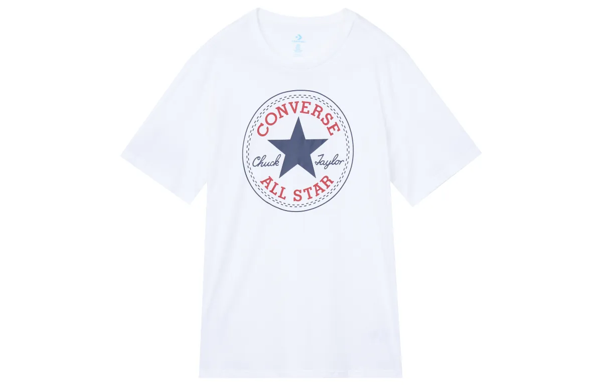 Converse Chuck Pack T-Shirts Men's White Crew Neck Moderate
