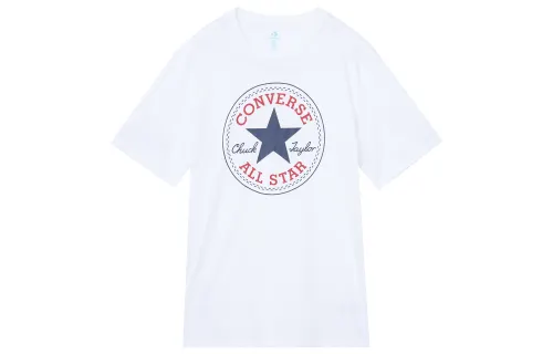 Converse Chuck Pack T Shirts Men's White Crew Neck Moderate Straight Fit