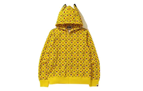 Bape X Pokemon Full Zip Hoodie