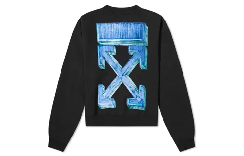 OFF WHITE Oversize Fit Marker Arrows Crewneck Sweatshirt