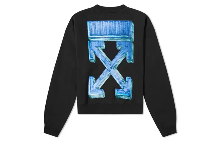 OFF WHITE Oversize Fit Marker Arrows Crewneck Sweatshirt