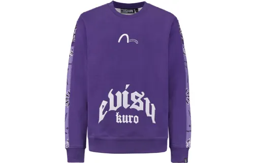 EVISU Sweatshirts Men's Crew Neck Moderate Regular