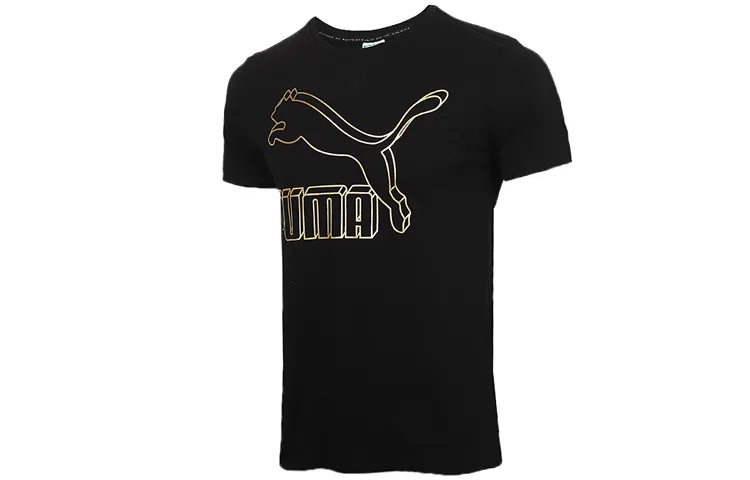 PUMA Set-in Sleeve T-Shirt Men's Black