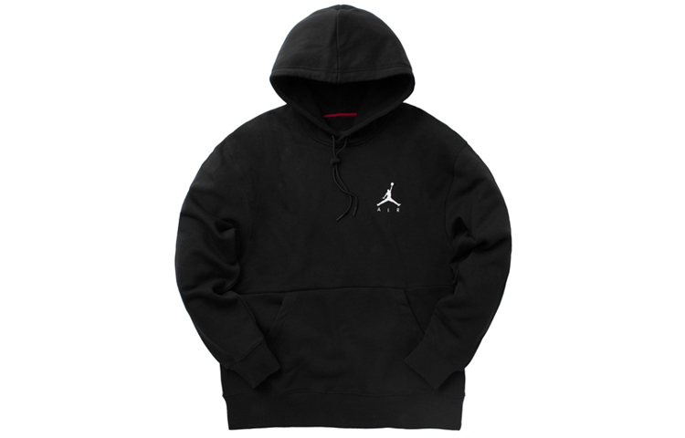 Jordan Jumpman Sweatshirts Men's Black Hooded Moderate Regular