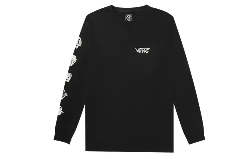 Vans Rowan Pro T Shirts Unisex Black Crew Neck Moderate Straight Fit