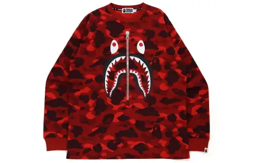 Bape Color Camo Shark Relaxed Fit L/S Tee