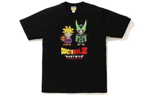 Bape X Dragon Ball Z Baby Milo Son Gohan And Cell Kids Tee