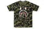 Bape 1st Camo Ponr Shark Tee
