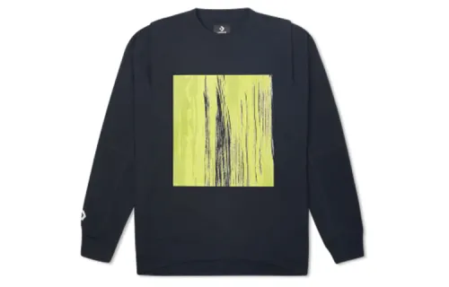 Converse Bubble Crew Sweatshirt Unisex Ink Black