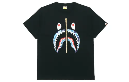 A BATHING APE T Shirt Men's Black