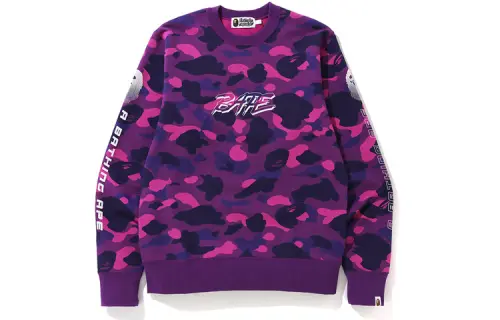 Bape A BATHING APE Color Camo Crewneck