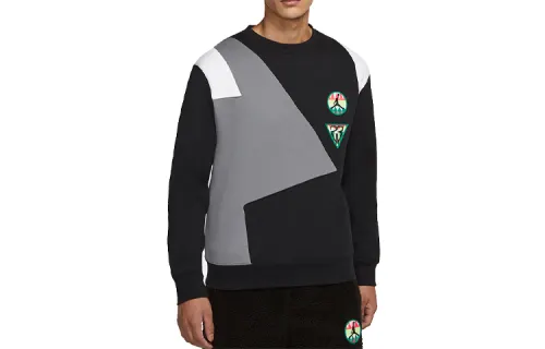 Jordan Sweatshirts Men's Black Crew Neck Thickened Regular