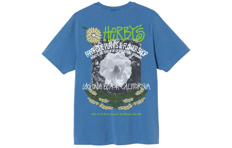 Футболка Stussy Vanilla Flower (белая)