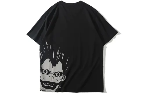 UNIQLO T Shirts Unisex Black Crew Neck Moderate