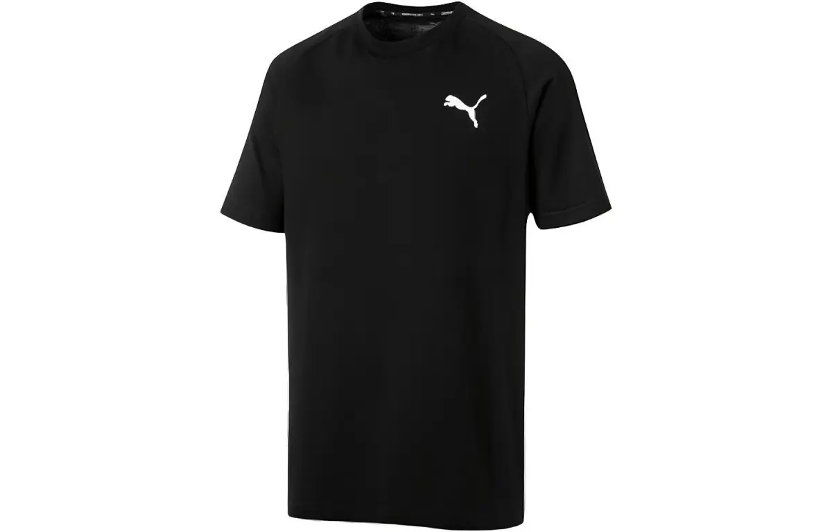 PUMA T-Shirts Men's Crew Neck Moderate Straight Fit