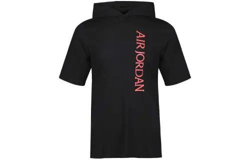 Jordan Drop Shoulder Sleeve T-Shirt Men's Black
