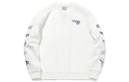 Li Ning Sports Fashion Collection Sweatshirt Unisex Ivory