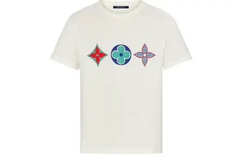 LOUIS VUITTON New Quarterly Products Of LV T Shirts Men's Crew Neck Moderate Straight Fit