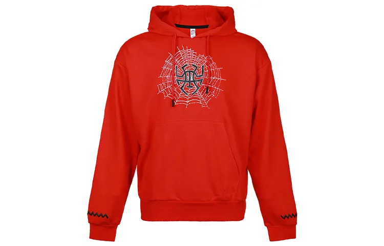 Adidas Sweatshirts Men's Bright Pink Red Hooded Moderate Regular