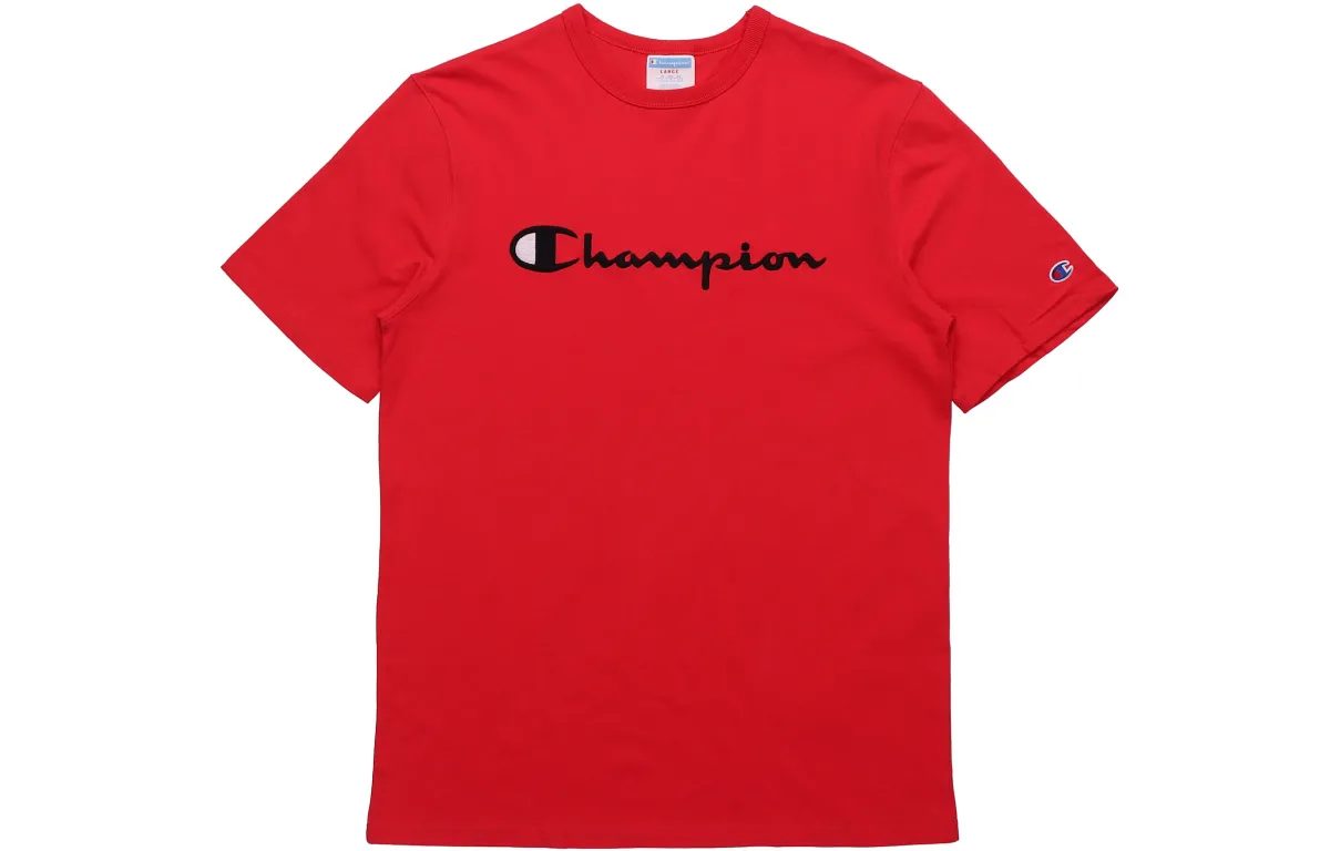 Champion T Shirt US Version Unisex Red