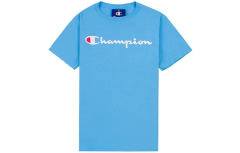 Champion T Shirt US Version Unisex Sky Blue