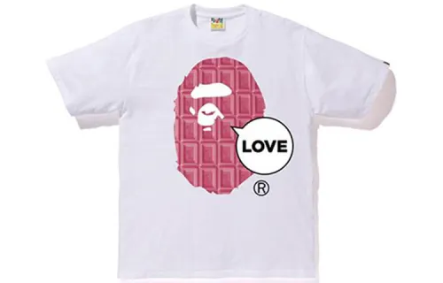 A BATHING APE Bape T Shirts Unisex Crew Neck Moderate Straight Fit