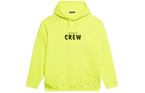 Balenciaga Crew Logo Hoodie