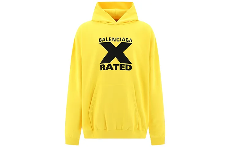 Balenciaga Sweatshirt Men's Yellow Black