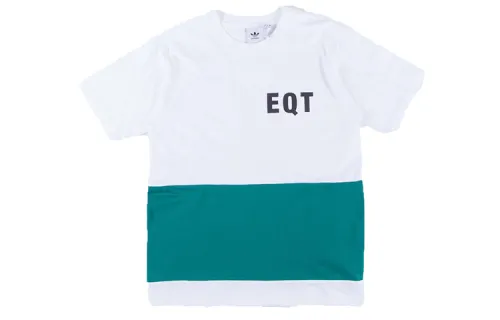 Adidas Originals T Shirt Men's White Green Multicolor