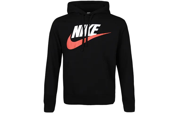Nike Sweatshirts Men's Black Hooded Moderate Regular