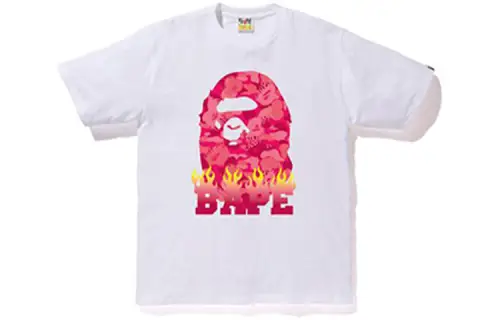 Bape Fire Camo Bape Flame Tee