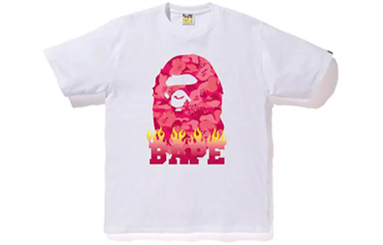 Bape Fire Camo Bape Flame Tee