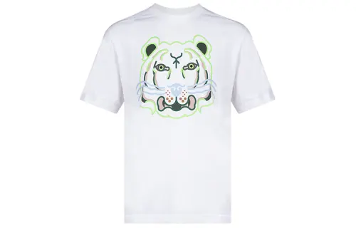 KENZO Men's Logo Classic Tiger T-Shirt White