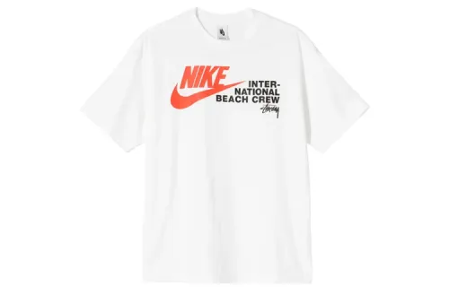 Nike X Stussy International Beach Crew T-Shirt White