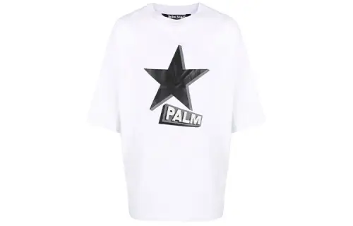 PALM ANGELS Rockstar Oversized T Shirt