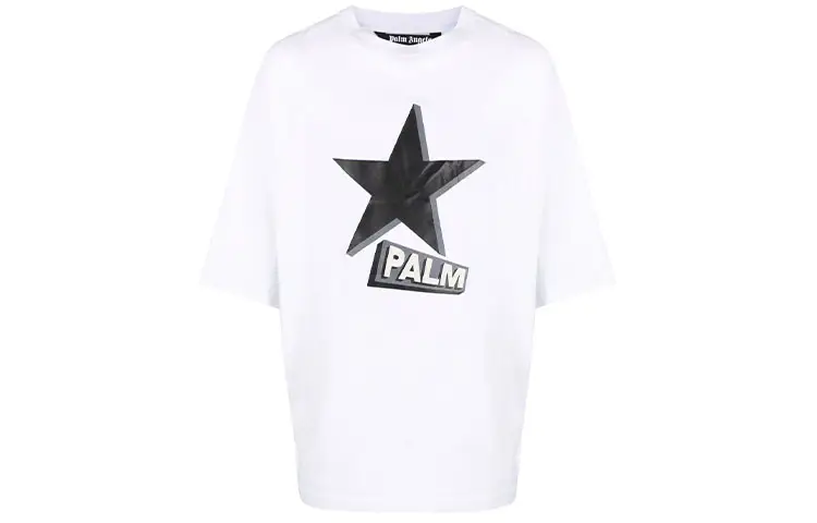 PALM ANGELS Rockstar Oversized T Shirt