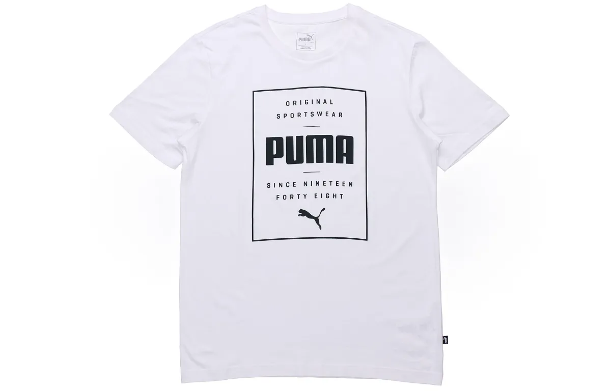 PUMA T-Shirts Men's Crew Neck Moderate