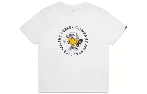 Vans OTW T Shirts Men's White Crew Neck Moderate Straight Fit