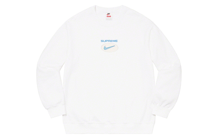 Худи Supreme x Nike Jewel Crewneck (серая) — фото 7