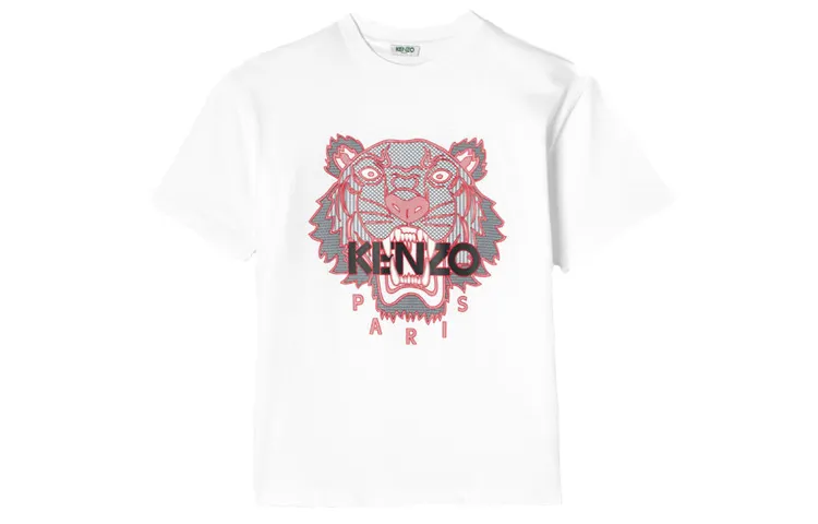 KENZO Classic Tiger Head SS20 T Shirt Men's White