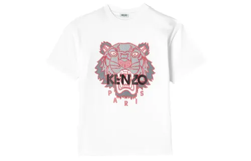 KENZO Classic Tiger Head SS20 T Shirt Men's White