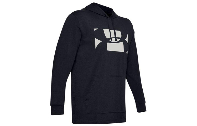 Under Armour Sportstyle Sweatshirts Men's Black Hooded Moderate Regular