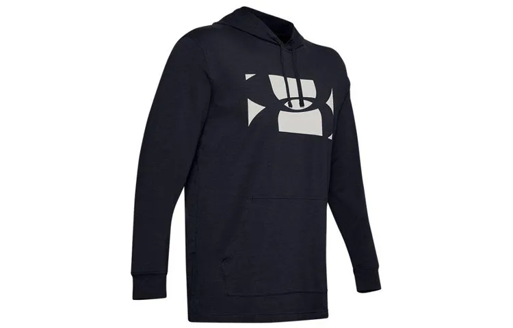 Under Armour Sportstyle Sweatshirts Men's Black Hooded Moderate Regular